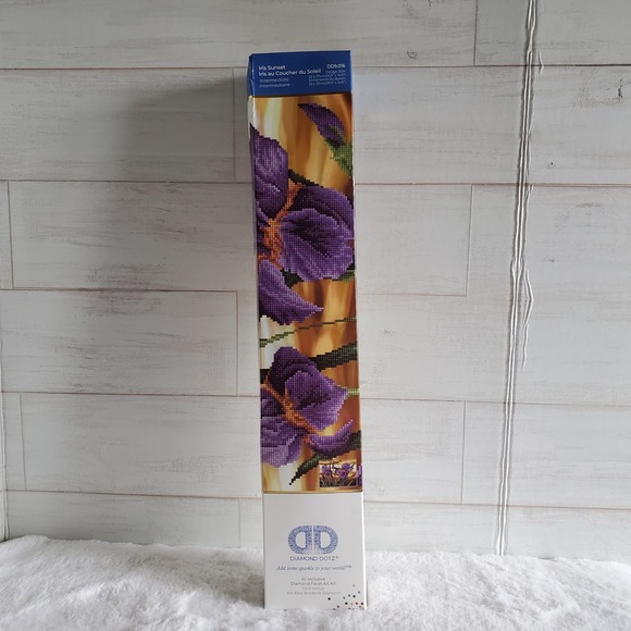 Diamond Dotz 24 Inch Iris Sunset Painting Kit - Picture 1 of 6
